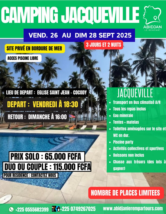 Camping Jacqueville 2025