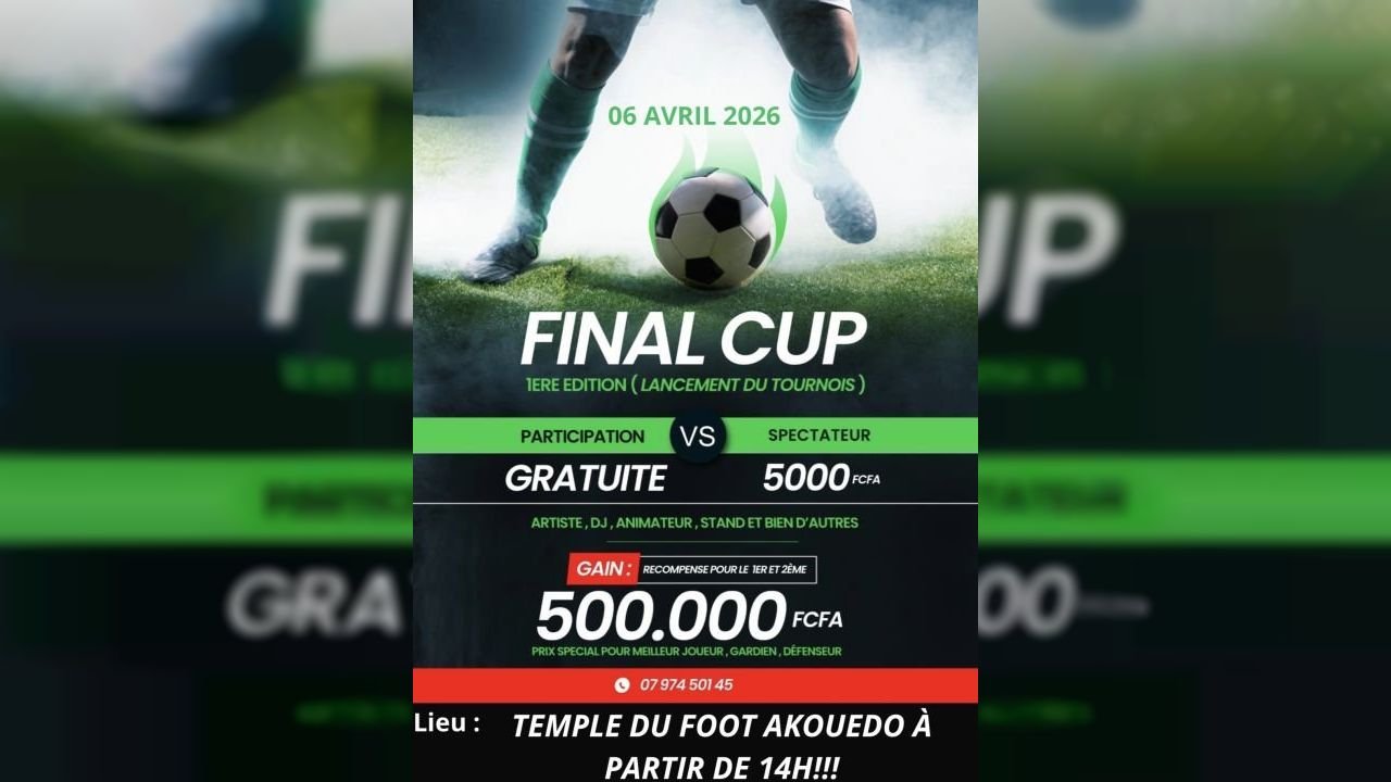 Final Cup - 1ère Édition (Lancement du tournoi)
