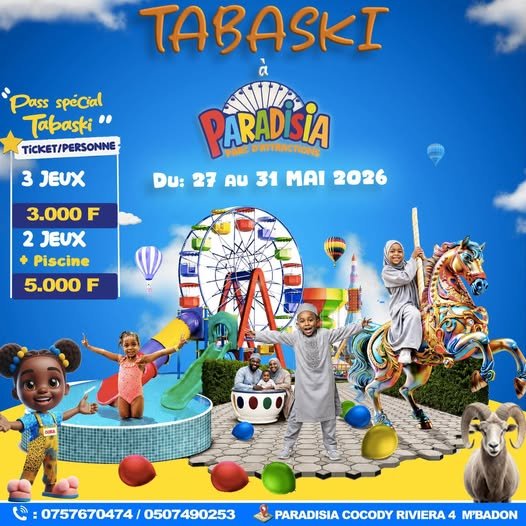 TABASKI magique à PARADISIA🥳