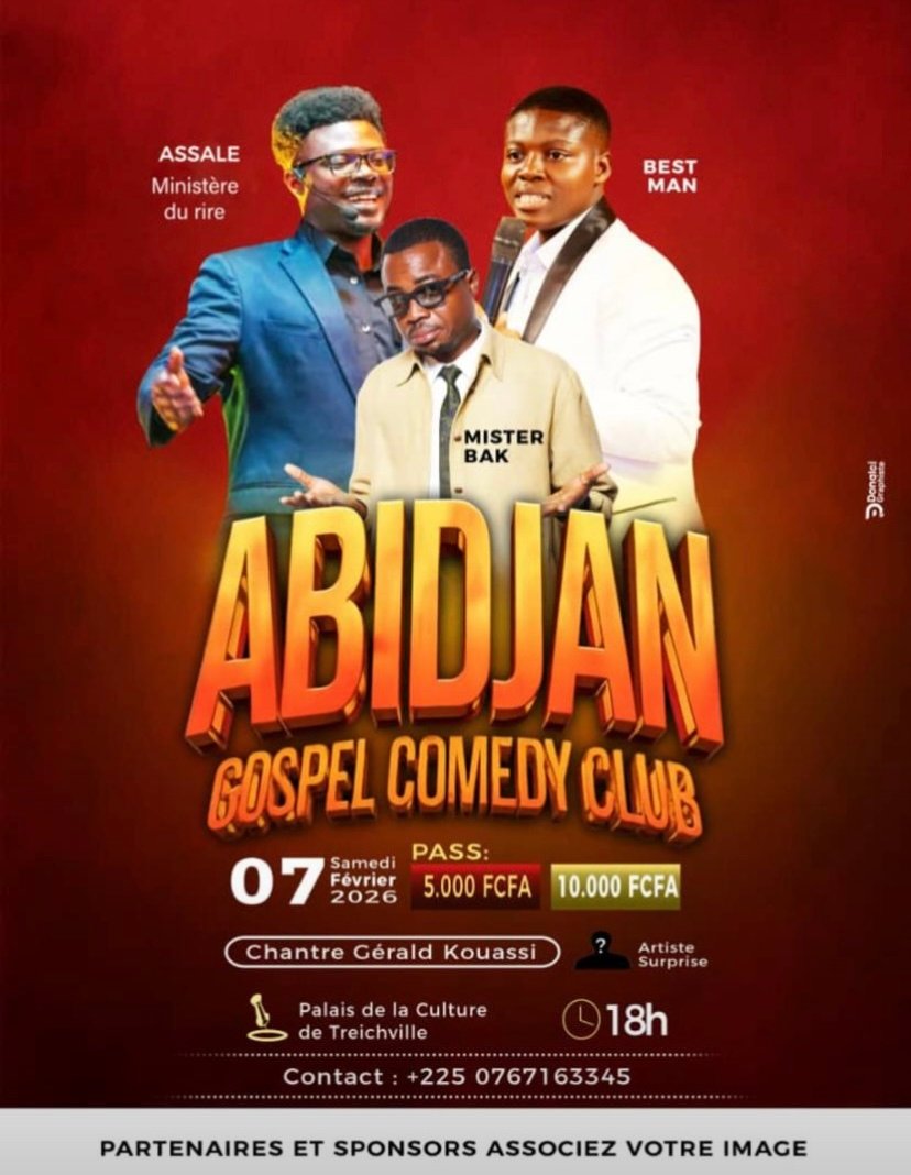 😂 LE RIRE ET LA GRÂCE SE RENCONTRENT À L'ABIDJAN GOSPEL COMEDY CLUB ! ✨