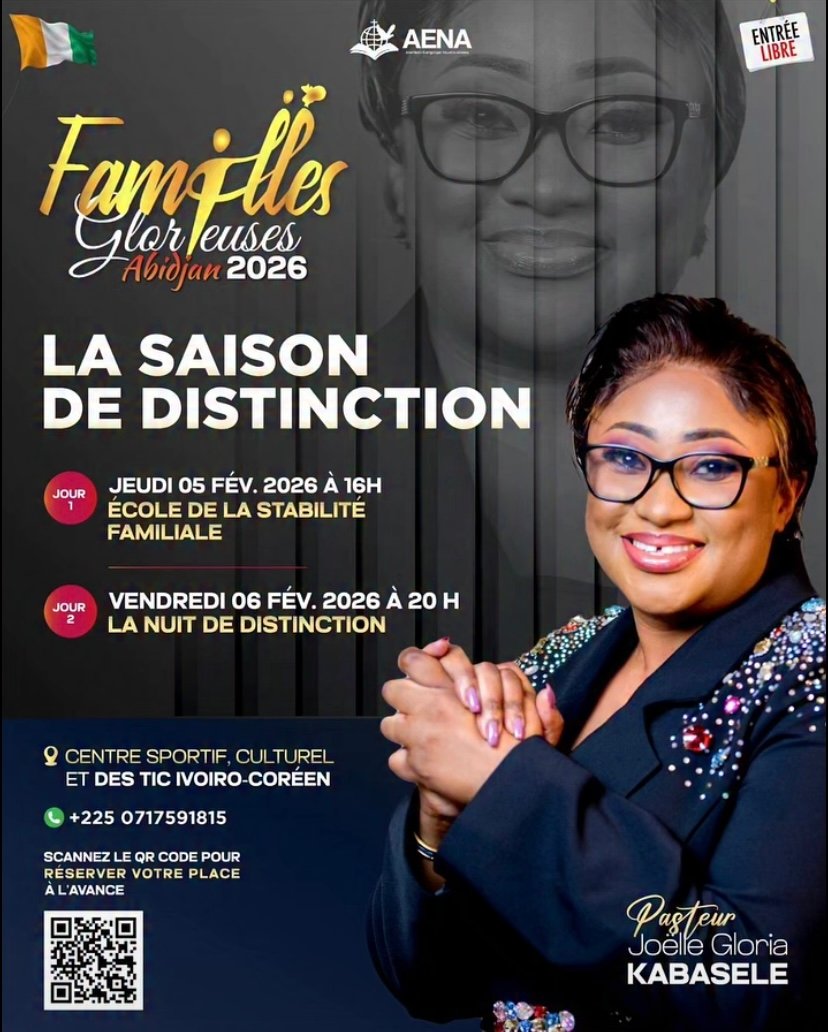 ✨ ABIDJAN 2026 : ENTREZ DANS VOTRE SAISON DE DISTINCTION ! ✨
