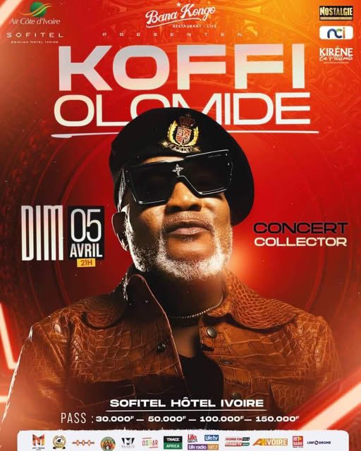 🎤 KOFFI OLOMIDÉ – CONCERT COLLECTOR À ABIDJAN