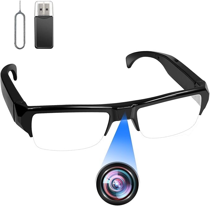 Lunettes Caméra Intégrée HD 1080P