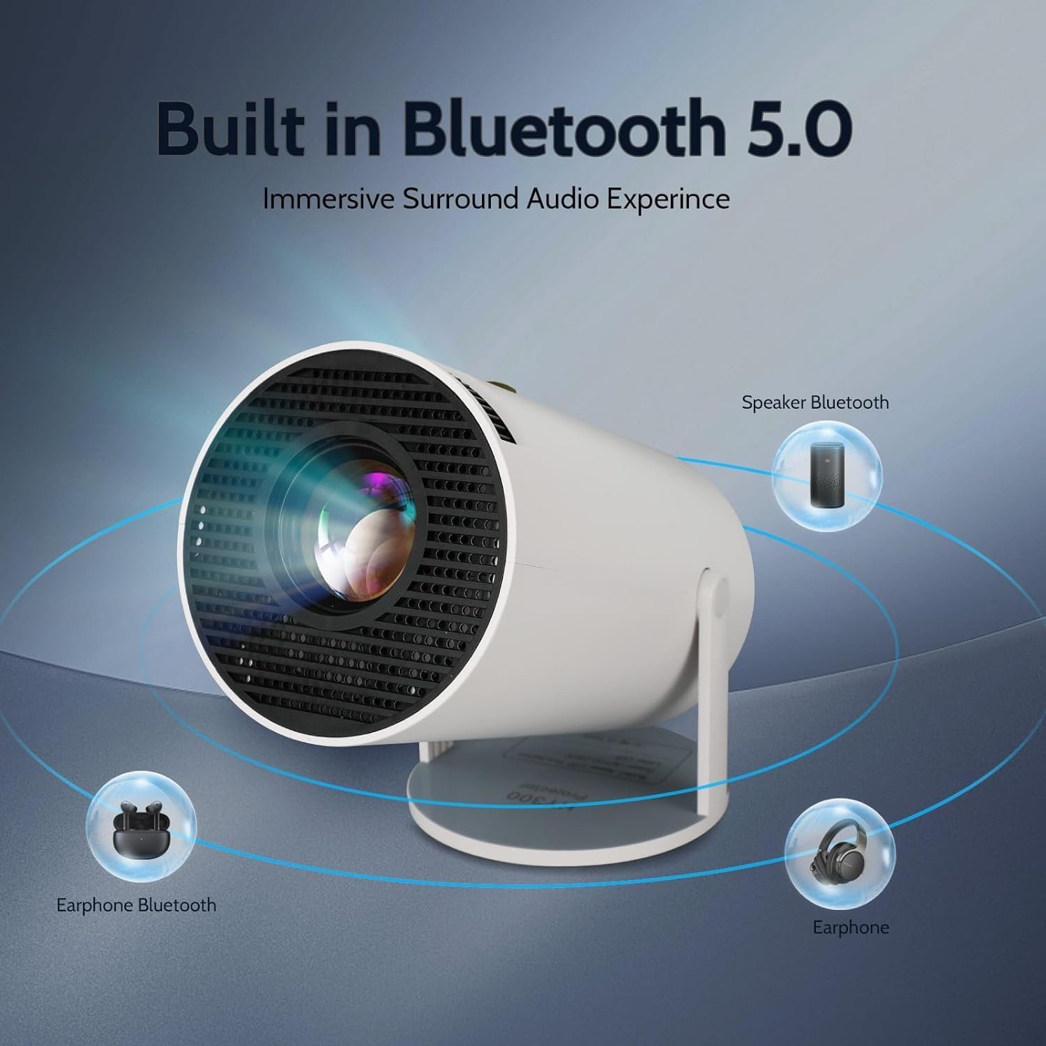 Mini Projecteur 4K Supportée
